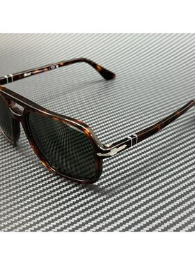 Persol PO3328S 24 31棕色棕色绿色男士55 mm太阳眼镜