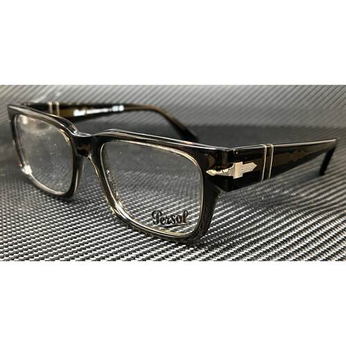 Persol PO3315V 1103透明灰色大号男士55 mm近视眼镜框架