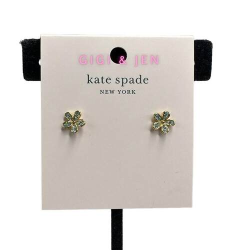 Kate Spade Gleaming Garden Delicate花耳钉蓝宝石