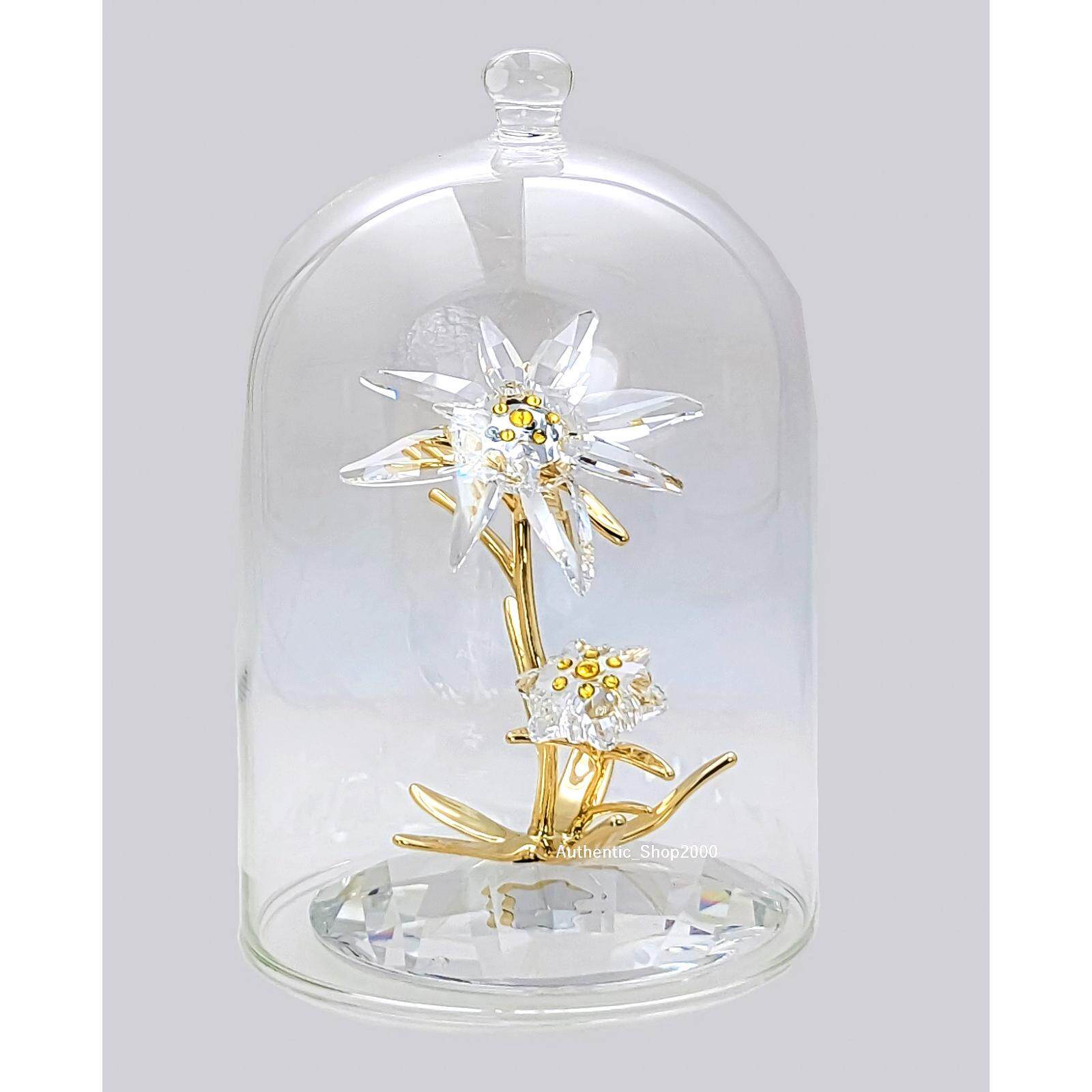 施华洛世奇Swarovski Adults摆件水晶金100限量版Edelweiss