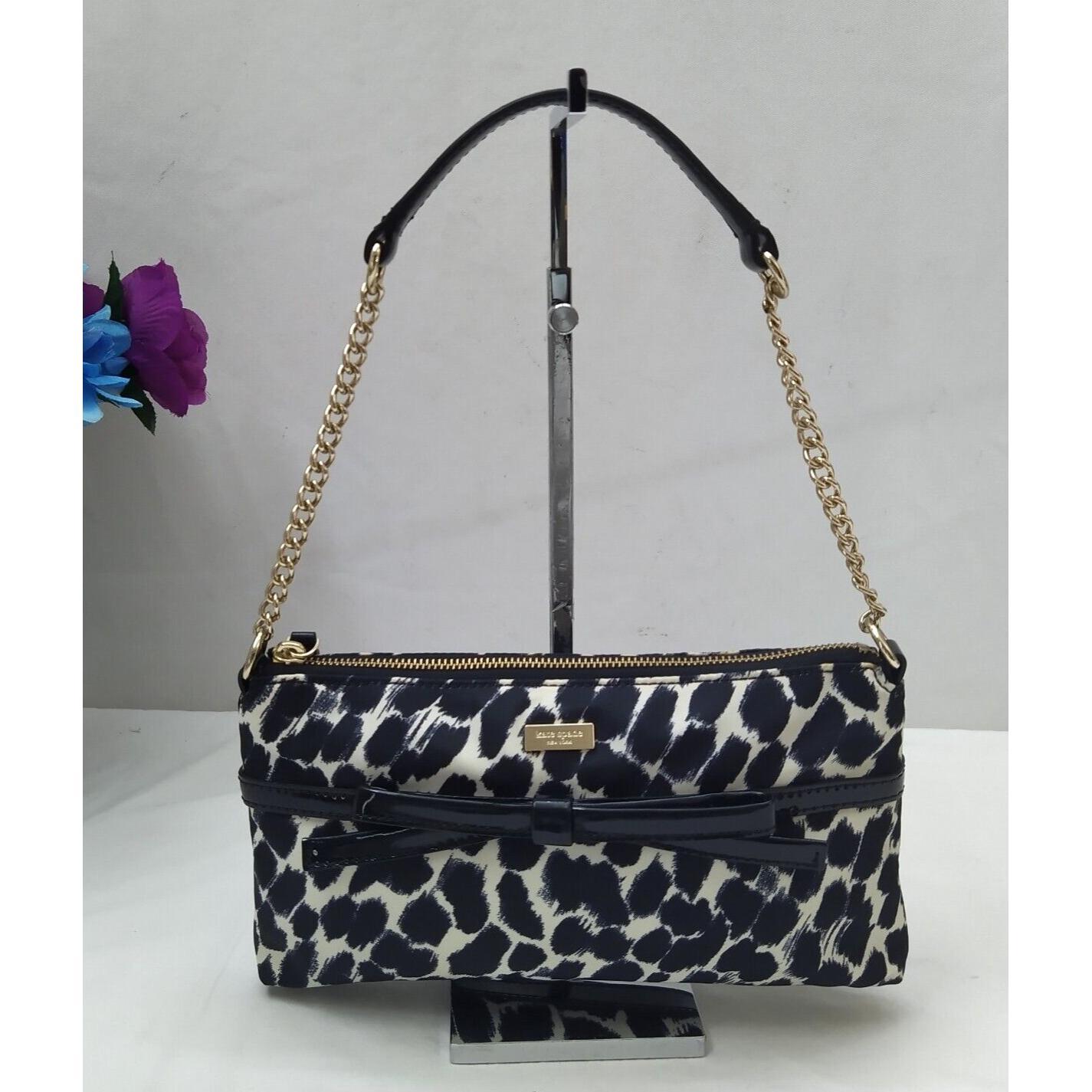 kate spade new york通用款女包猎豹Cheetah印花尼龙链表带