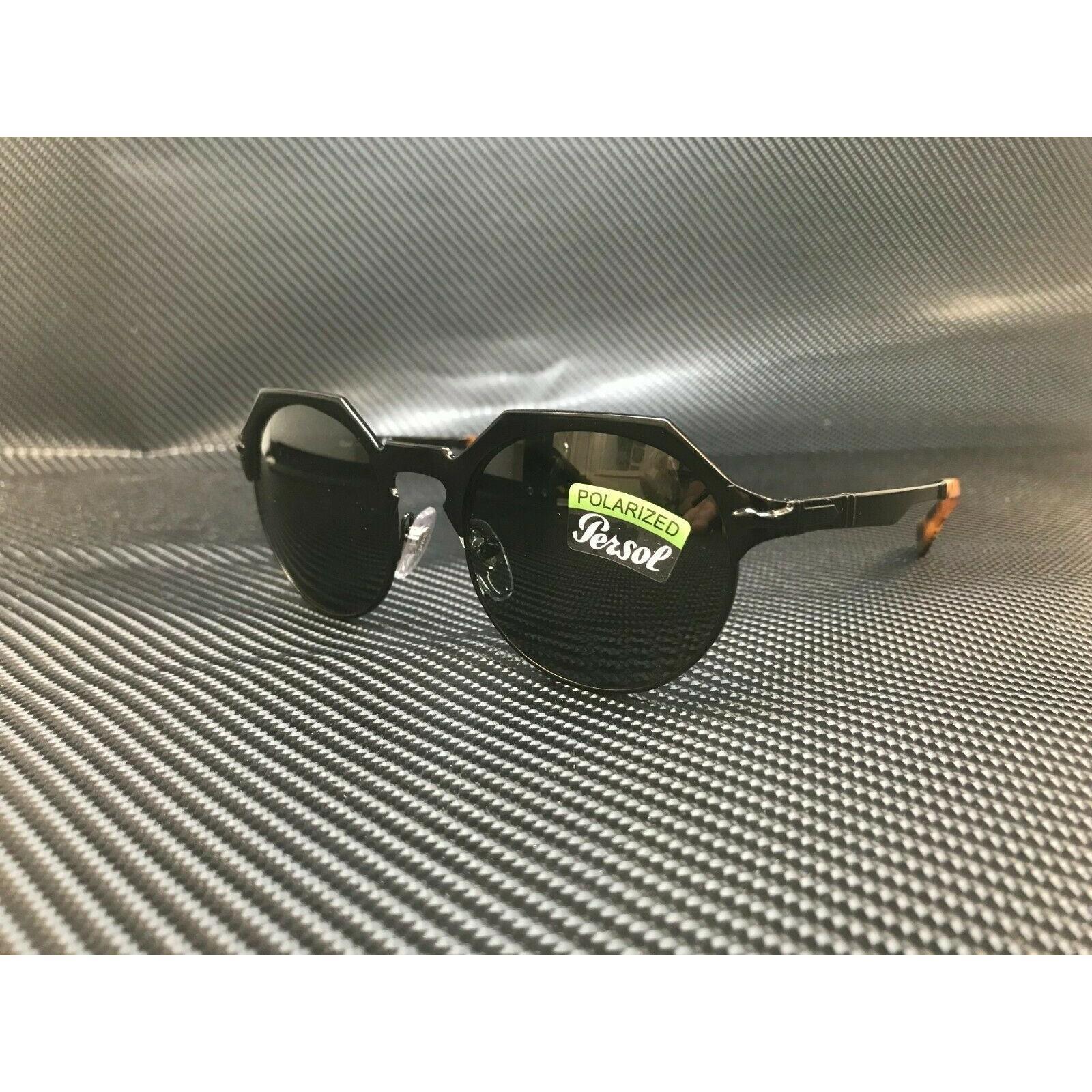 Persol PO2488S男太阳眼镜111658黑色Demishiny绿色偏光