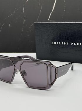 Philipp Plein  SPP096M 0I86 REVOLUTION黑色中性太阳眼镜