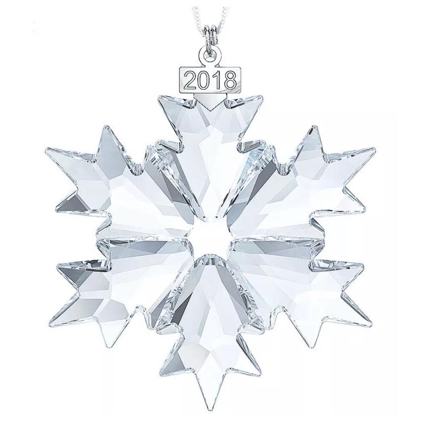 SWAROVSKI施华洛世奇年度版2018圣诞装饰雪花大号5301575