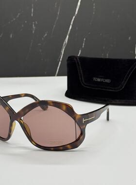 TOMFORD汤姆福特 CHEYENNE TF903 52E棕色女太阳眼镜FT0903