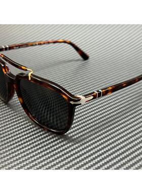 Persol PO0203S 24 48棕色棕色黑色偏光中性57 mm太阳眼镜