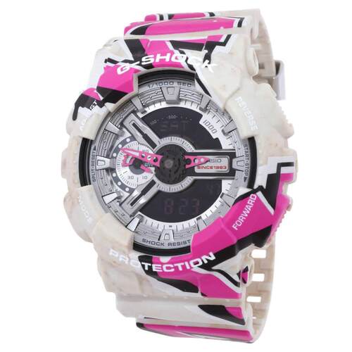 CASIO卡西欧G Shock 110系列黑色表盘男士手表GA 110SS 1A