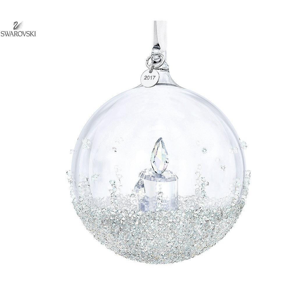 施华洛世奇Swarovski 5241591 Adult摆件球水晶清楚的圣诞