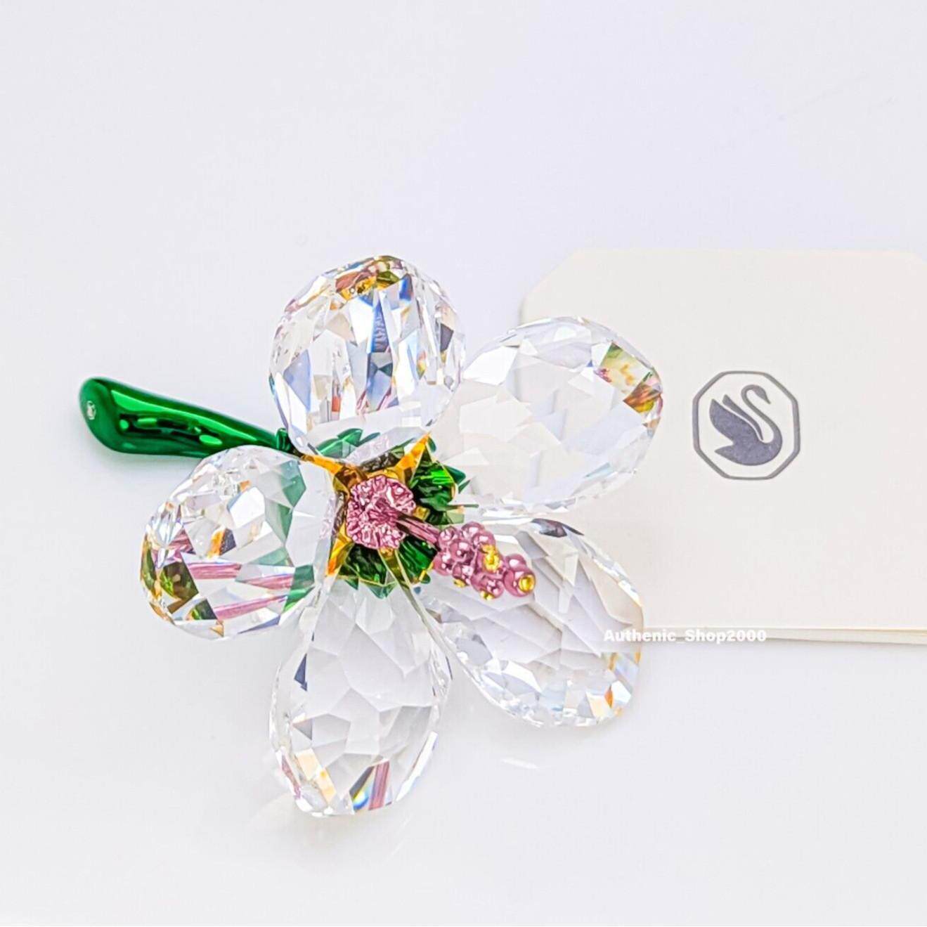 施华洛世奇Swarovski Adults摆件花水晶白色100 Florere