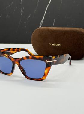 TOMFORD汤姆福特 TF871 55V女猫眼太阳眼镜WYATT FT0871