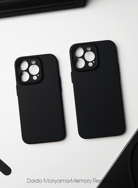 黑色磨砂适用于苹果15promax手机壳全包14肤感超薄款14Pro保护硬壳15独立按键包邮