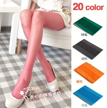韩国进口纯色超薄空姐丝袜