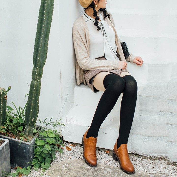 秋冬新品680D内加毛圈学院风假大腿拼接显瘦比基尼裆微压力连裤袜,女士内衣/男士内衣/家居服,连裤袜/打底袜,淘宝优惠券,粉丝福利购,淘宝优惠卷