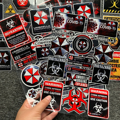 生化危机保护伞反光贴纸改装饰件