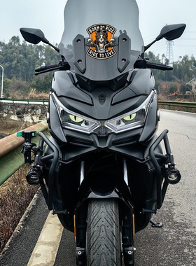 夜光立体猫眼适用无极SR4MAX摩托车改装饰贴纸全车拉花版画