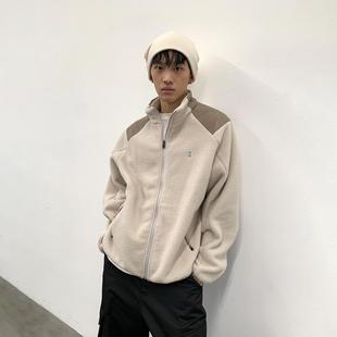 咆哮野兽 arch 立领宽松拼接摇粒绒秋冬卫衣外套男 roaringwild