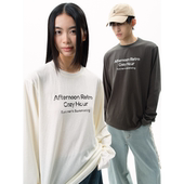 长袖 arch 字母印花男士 roaringwild 情侣款 咆哮野兽 打底衫 T恤