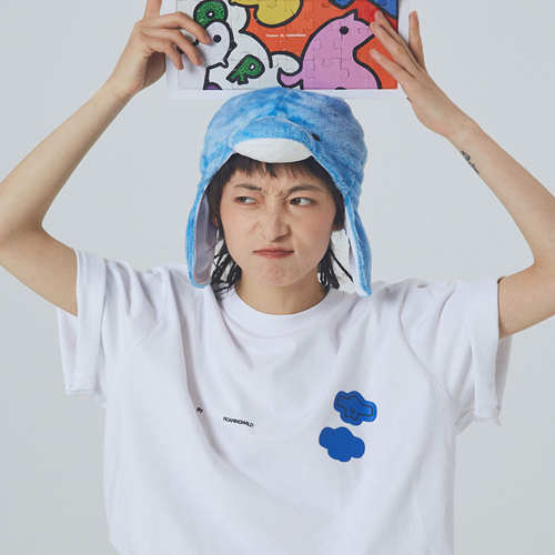 Roaringwild白色卡通短袖