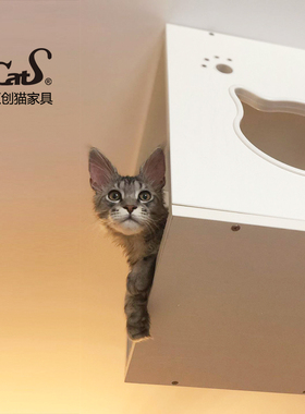 CatS全屋定制之 空中猫走廊 上墙猫跳台 配防滑 包邮 可出设计图
