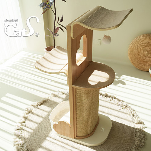 CatS猫家具猫爬架实木曲木