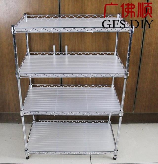 超值广佛顺长50宽30四层厨房收纳架金属层架阳台置物架包邮