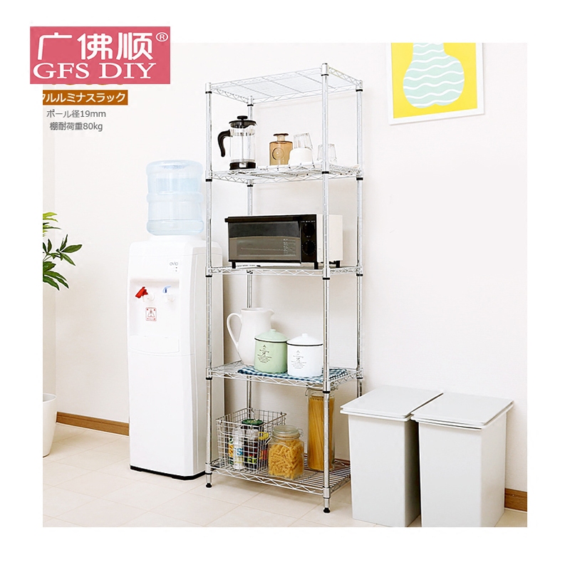 热卖广佛顺中管金属厨房置物架