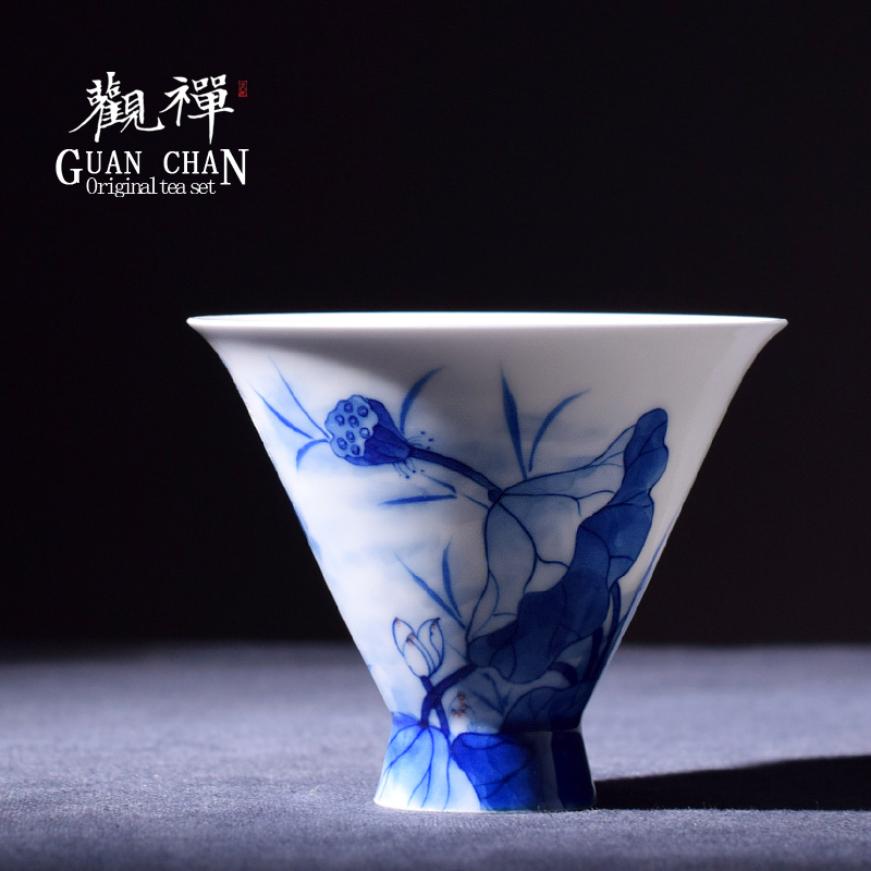 观禅景德镇青花瓷手绘陶瓷全手工