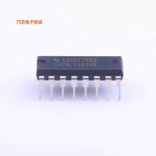 SN74LS163AN -[(全新DIP-16SN74LS163A 同步 4 位二进制计数器