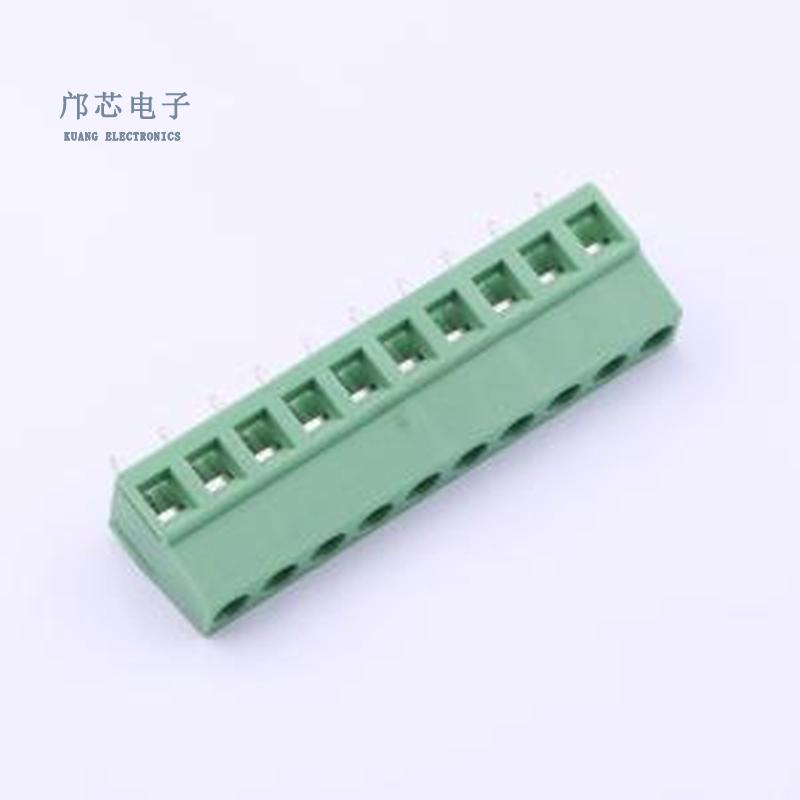 原装DB128V-5.08-10P-GN-S全新插件,P=5