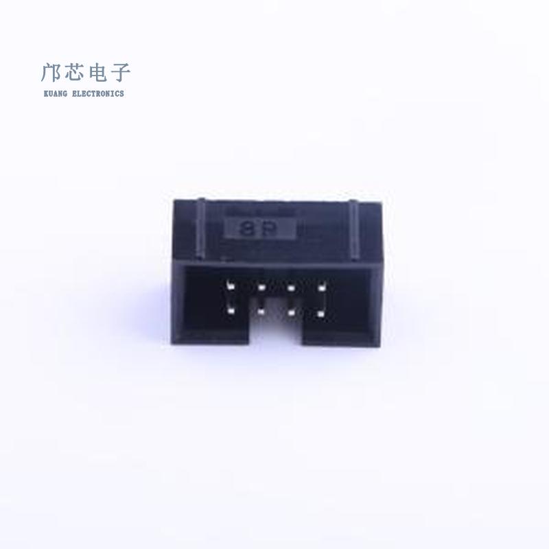 原装2.54-2*4P简牛全新插件,P=2.54mm