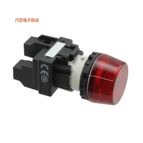 M22N-BP-TRA-RA -[(LED PNL IND RED CLEAR