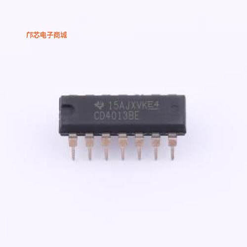 CD4013BE -[(全新DIP-14CD4013B CMOS 双通道 D 类触发器