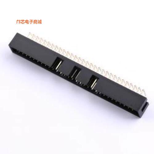 BH254R-60P -[(全新弯插,P=2.54mm简牛2.54mm 弯插 2x30P 黑色