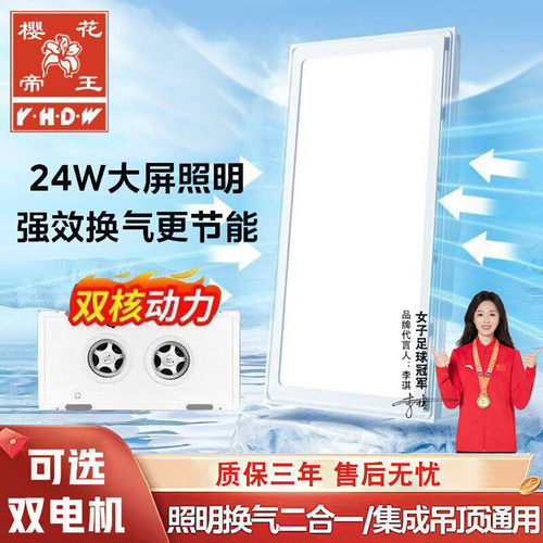 樱花帝王集成吊顶换气照明二合一