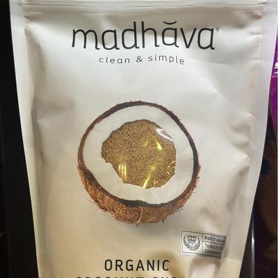 代购正品 印度尼西亚产 MADHAVA有机椰子糖 unrefined糖 454克