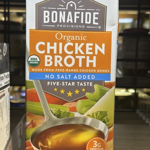 代購 BONAFIDE PROVISIONS有機放養雞雞骨清湯 無添加鹽 美國進口