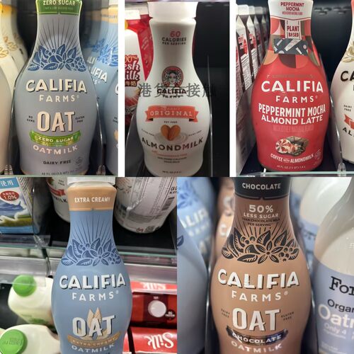 代购美国进口 CALIFIA FARMS无糖燕麦奶 oatmilk 1.4升