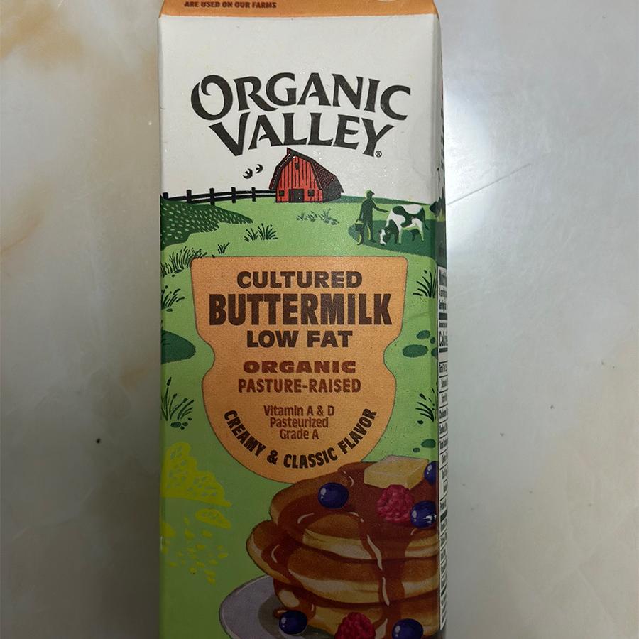代购美国进口 ORGANIC VALLEY低脂白脱牛奶/低脂buttermilk