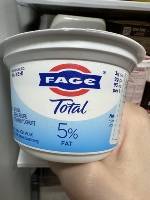 代购正品 FAGE/花雅/法耶脱脂5%希腊乳酪/脱脂5%希腊酸奶150G*3盒