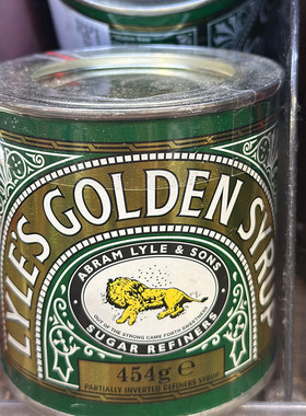 代购英国进口 LYLE&SONS金黄糖浆 golden syrup 454G