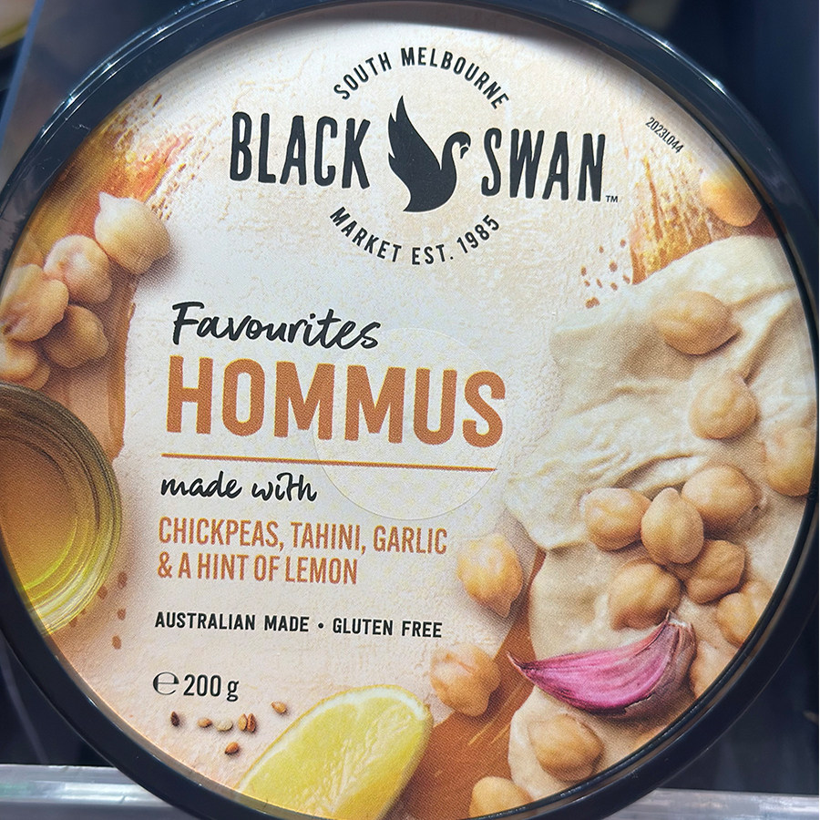 代购澳大利亚进口 BLACK SWAN/黑天鹅鹰嘴豆 Hommus 200克