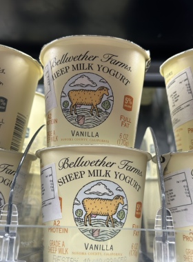 代购正品 美国进口 Bellwether Farms羊奶乳酪 云呢拿香草味 2个