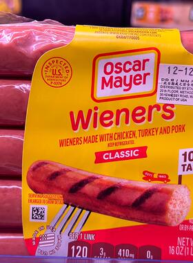 代购美国进口 Oscar Mayer/奥斯美维也纳肠 10根