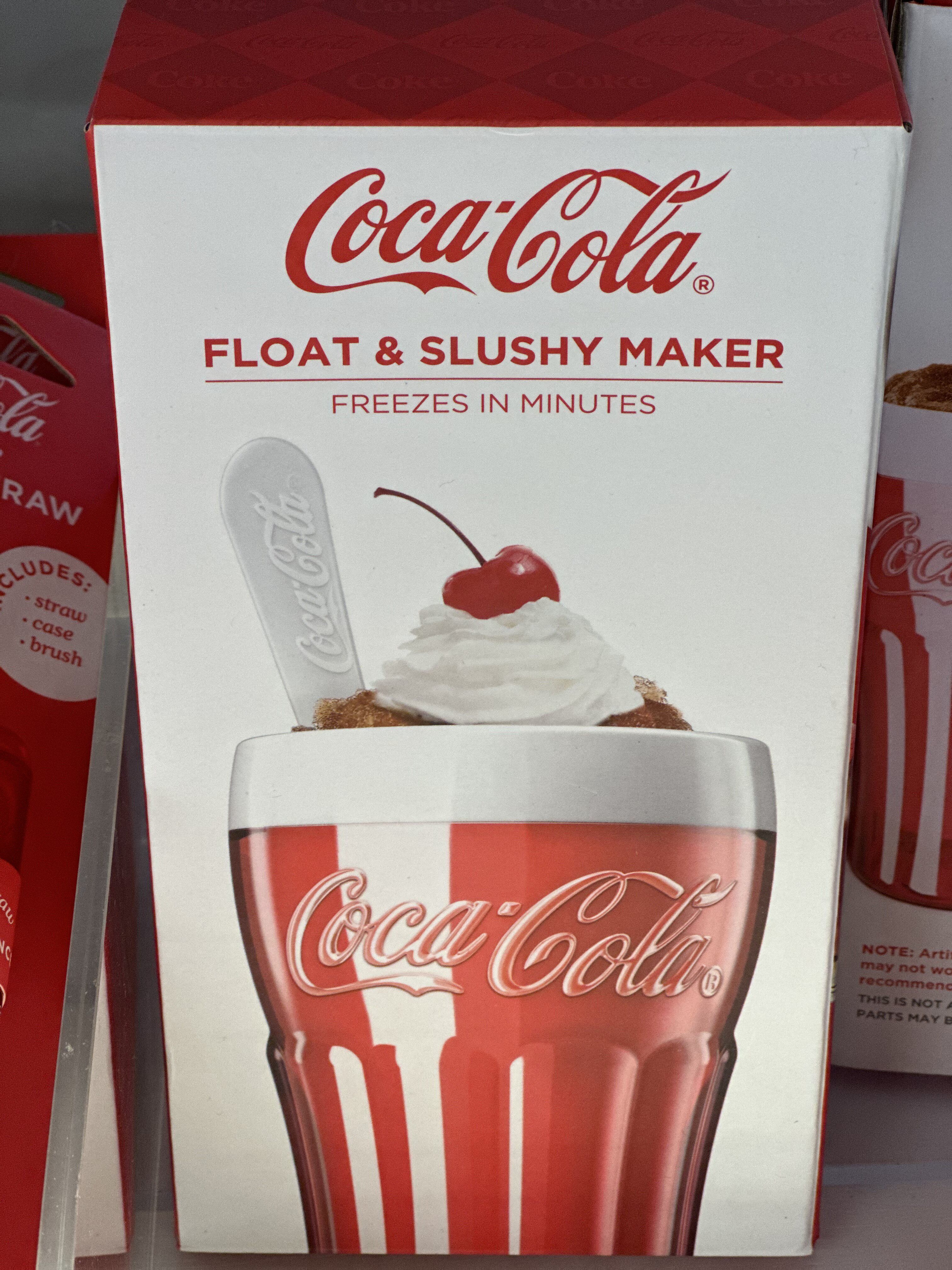 代购正品 cocacola/可口可乐沙冰杯 红色