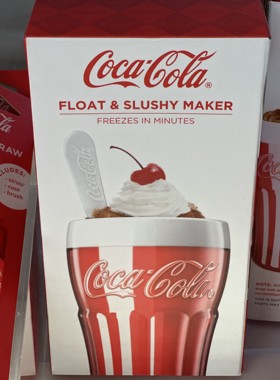 代购正品 COcACOLA/可口可乐沙冰杯 红色