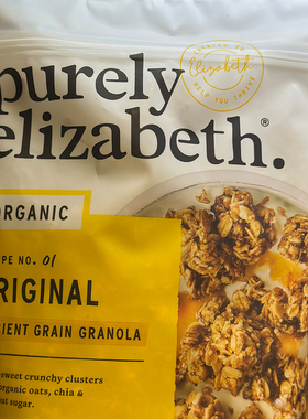 代购美国进口 Purely Elizabeth有机无麸质古谷物燕麦早餐 340克