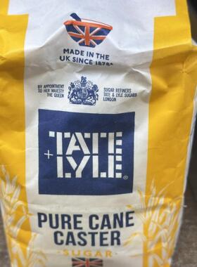 代购英国进口 TATE&LYLE糖粉 pure cane caster sugar 500克