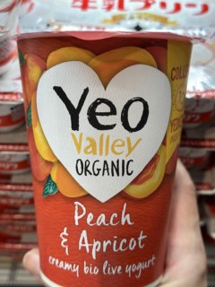 代购正品 国外进口 Yeo valley有机桃味乳酪/有机桃子味酸奶