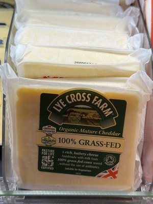 代购正品 英国产 LYE CROSS FARM有机草饲浓味车打芝士 grass-fed