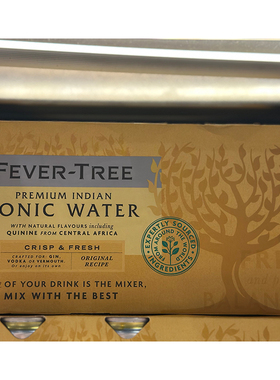 代购英国进口 FEVER TREE/热树汤力水 premium Indian 150ML*8罐